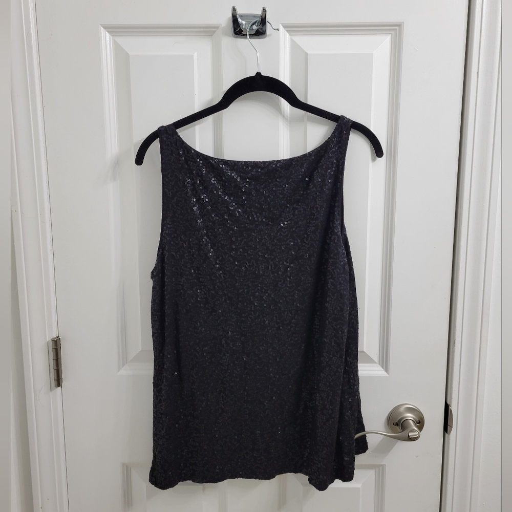 Talbots Sequin Tank Top - Picture 2 of 4